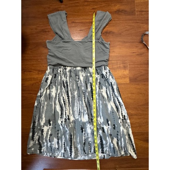 CONVERSE One Star Summer Front Cross Mini Dress Gray Size XL - Picture 8 of 12